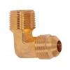 Everflow 3/8" Flare x MIP 90° Elbow Pipe Fitting; Brass F49-38